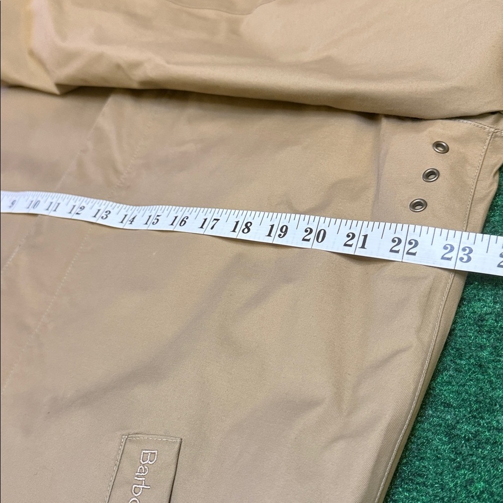 Barbour Bromar/ Weatherproof Men's Trench Overcoat/Jacket (Tan / Size Medium) - Picture 5 of 7